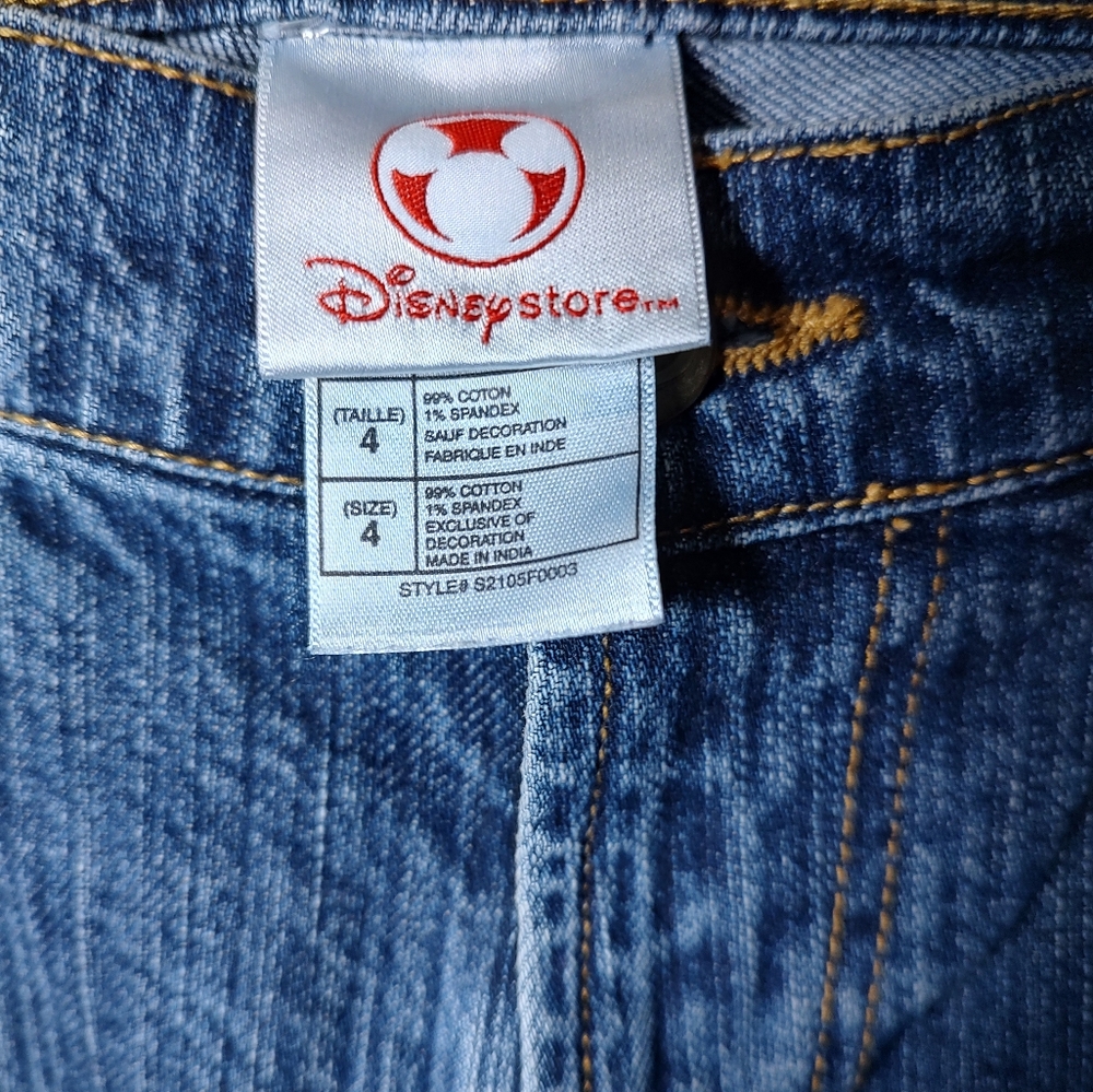 Disney Tinkerbell Midrise Bootcut Jeans Size 4 - Picture 6 of 10